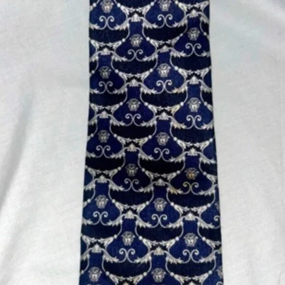 VERSACE Medusa Men's Silk Tie - Picture 3 of 6